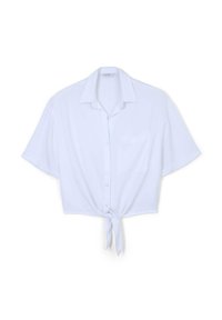 CON NODO - Camicia - bianco ottico