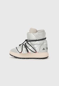 ACE UNISEX - Sapatos de caminhada - matte silver-coloured/core black/lucid red