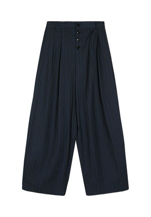Bershka, SIDE-PLEAT TROUSERS - TROUSERS - Pantalon classique - royal blue