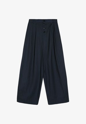 Bershka, SIDE-PLEAT TROUSERS - TROUSERS - Pantalon classique - royal blue