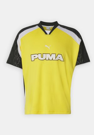 Puma FOOTBALL UNISEX - Marškinėliai su spaudiniu - pélé yellow