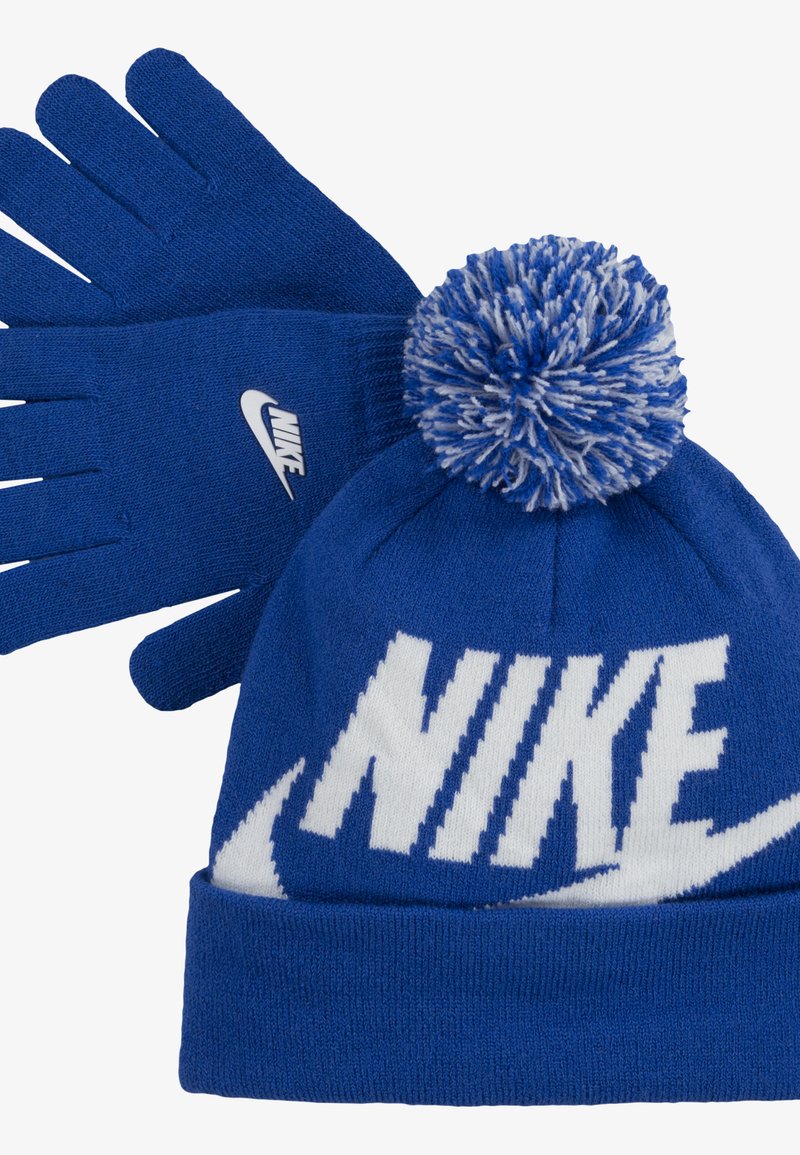 Nike Sportswear POM BEANIE GLOVE SET UNISEX - Fingerhandschuh - game  royal/blau - Zalando.at