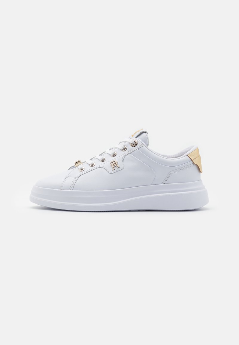 Tommy Hilfiger POINTY COURT HARDWARE Sneaker low white/gold/weiß