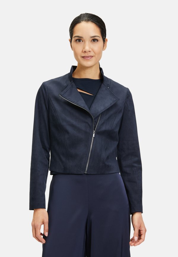 BIKER MIT REISSVERSCHLUSS - Kunstlederjacke - night sky