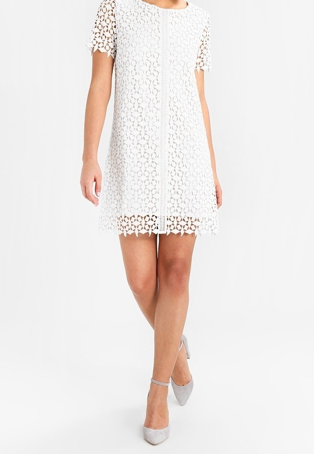 Molly Bracken Robe de jour white/blanc (Seconde main) ZALANDO