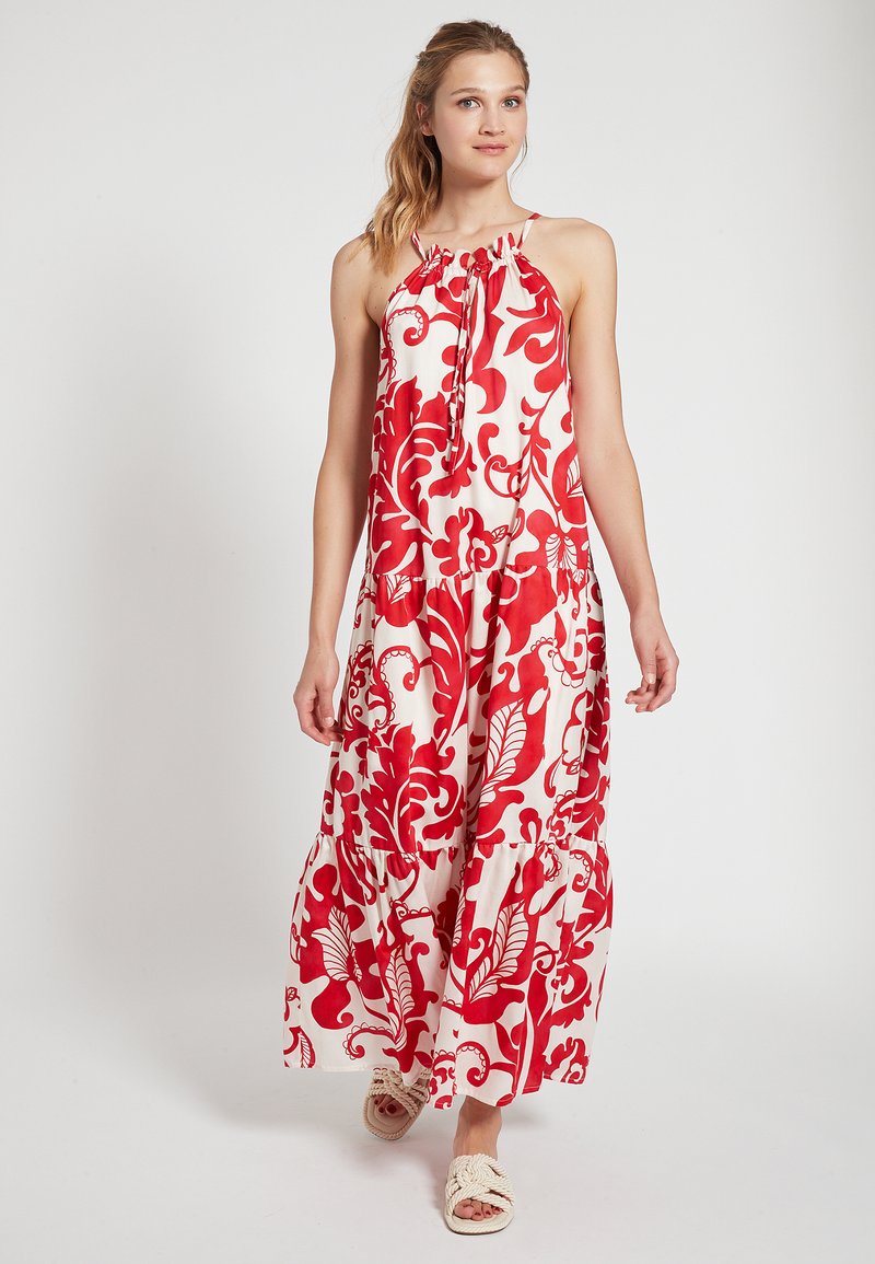 Damen Freizeitkleider | Ana Alcazar FALWY Maxikleid rot - WJ85910 Damen Freizeitkleider | Ana Alcazar FALWY Maxikleid rot - WJ85910