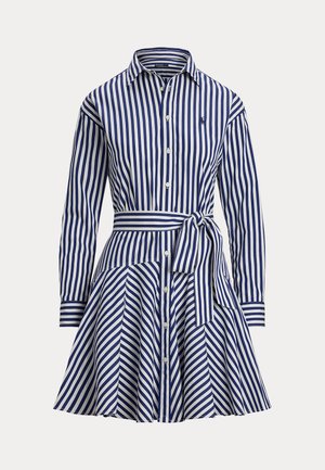 Polo Ralph Lauren, LONG SLEEVE DAY DRESS - Blusenkleid - fall royal/white