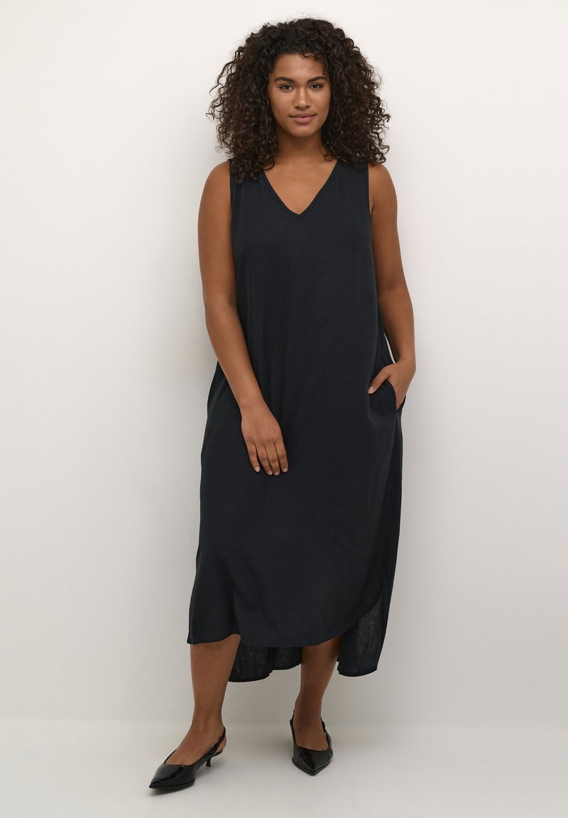 Kaffe Curve - KCMILLE - Day dress - black deep, Enlarge