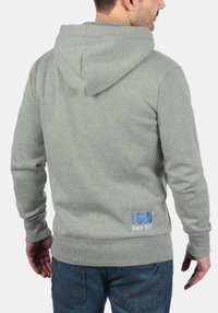 Solid SDBennZip - Zip-up sweatshirt - light grey melange