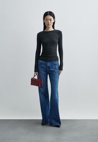 Citizens of Humanity BINA CREW NECK - Top s dlhým rukávom - heather charcoal