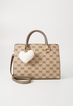 LIU JO SATCHEL DOUBLE ZIP - Sac à main - tortora chiaro