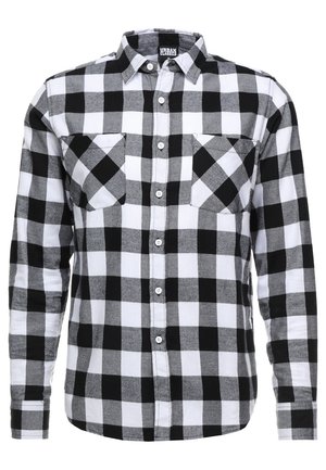 Urban Classics, CHECKED - Hemd - black/white