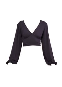CRISSY BACKLESS - Long sleeved top - navy blue
