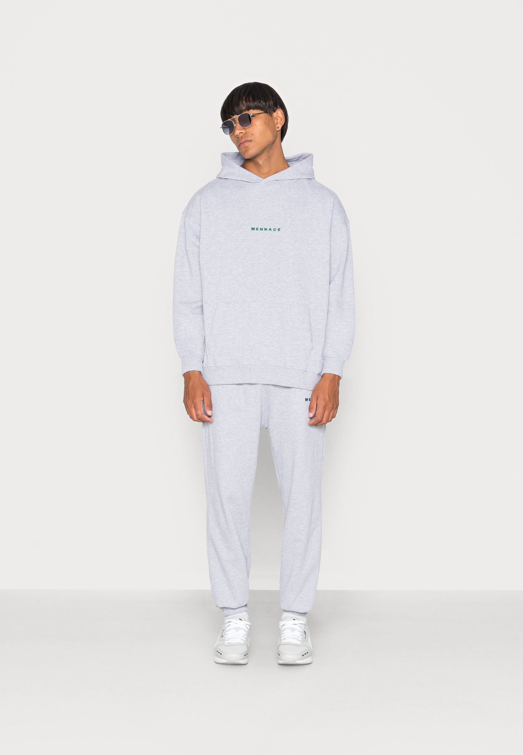 Mennace MENNACE ESSENTIAL HOODIE UNISEX - Sweater - grey/grijs - Zalando.nl
