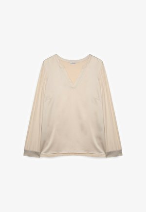Fiorella Rubino, T-SHIRT BIMATERICA - Blouse - beige