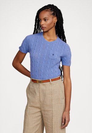 TEE SHORT SLEEVE - T-shirt imprimé - lake blue heather
