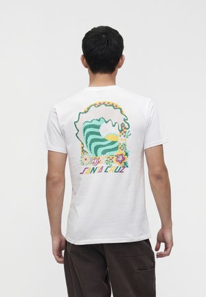 Santa Cruz, FREE SPIRIT WAVE UNISEX - Μπλουζάκι με στάμπα - white