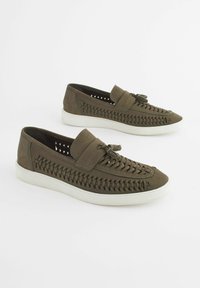 Next TASSEL REGULAR FIT - Polobotky - khaki green