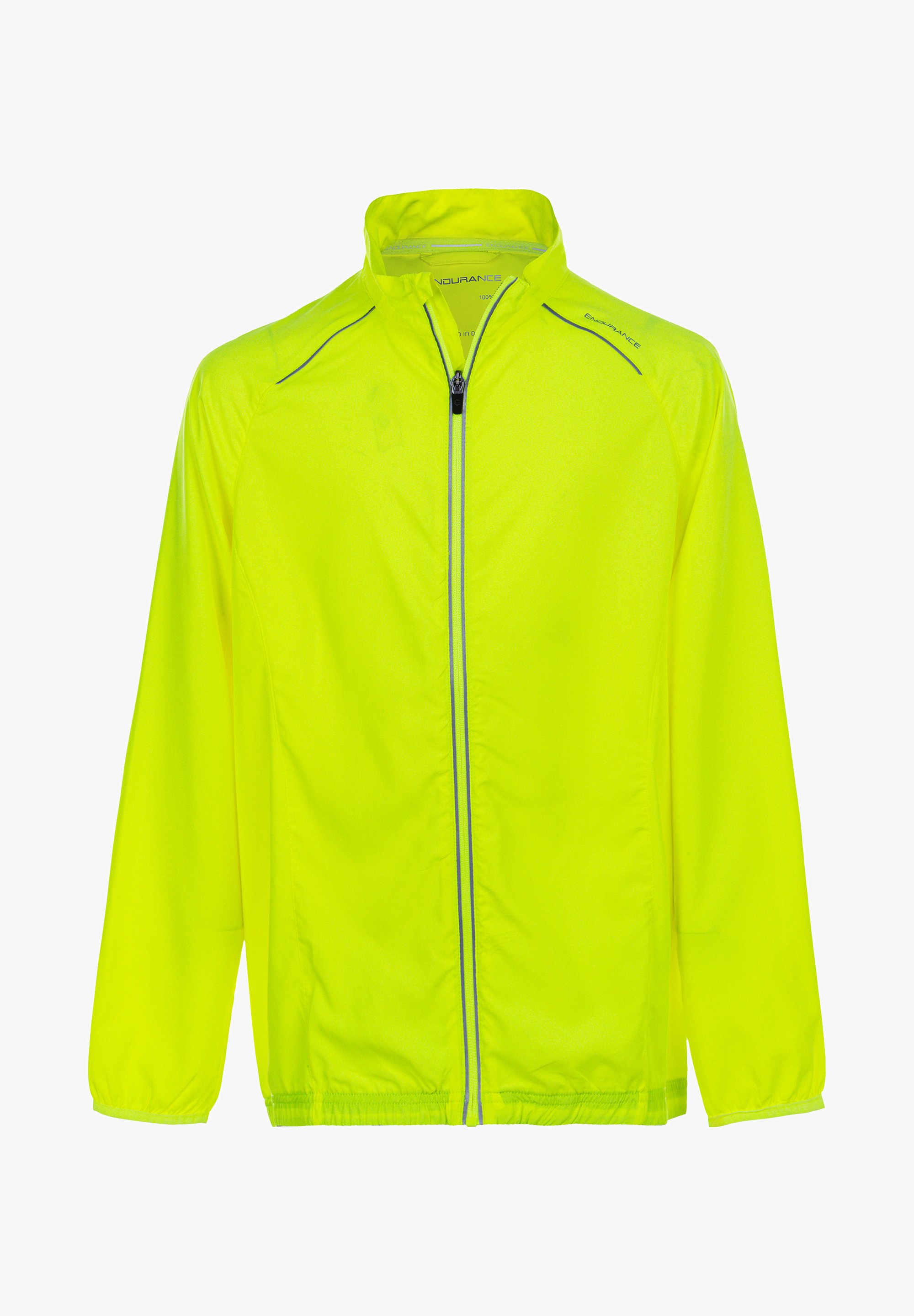 Endurance LONG SLEEVE Veste de running neon yellow/jaune fluo