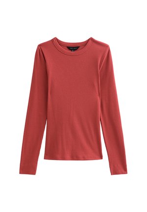 LONG SLEEVE CREW NECK  - T-shirt à manches longues - dark red