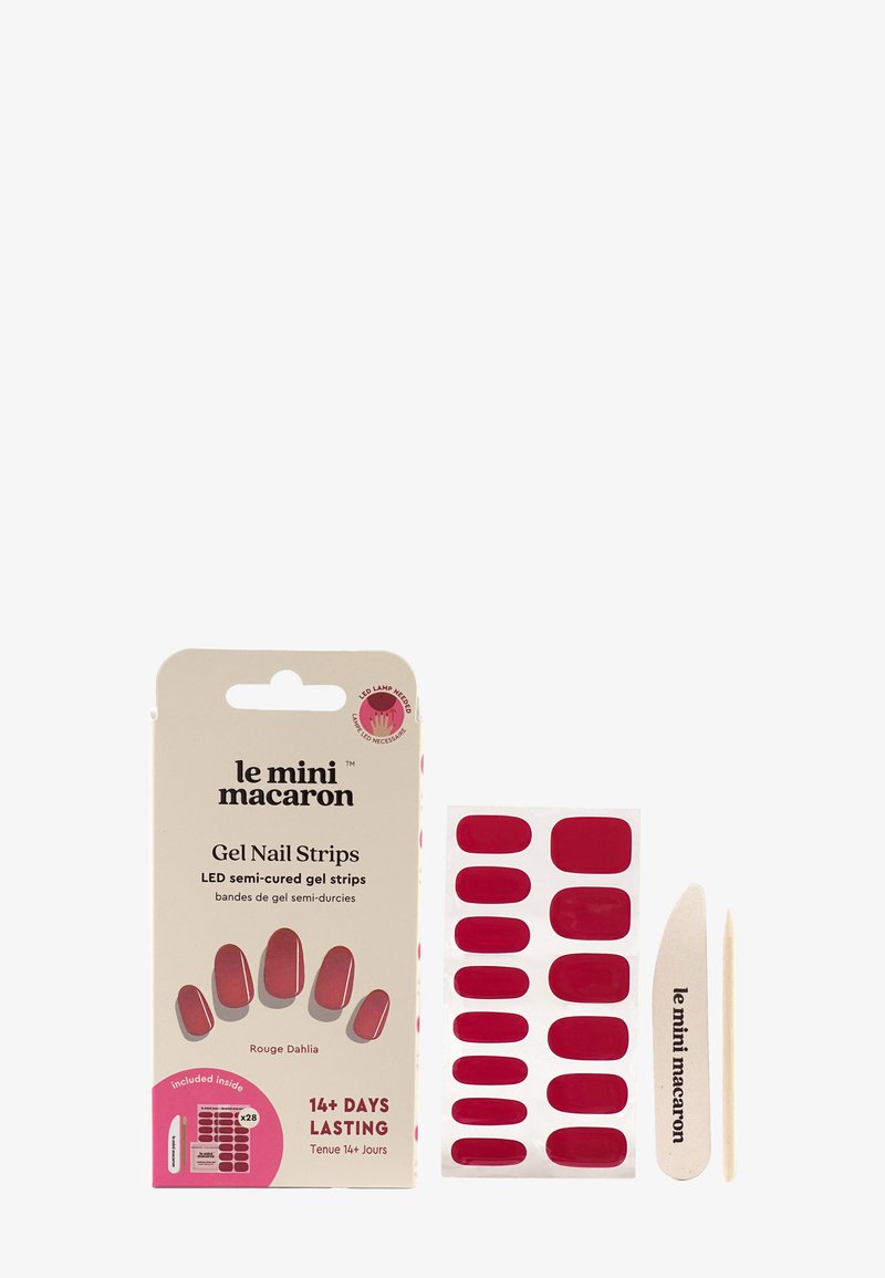 Le Mini Macaron GEL NAIL STRIPS - Adesivi unghie - rouge dahlia