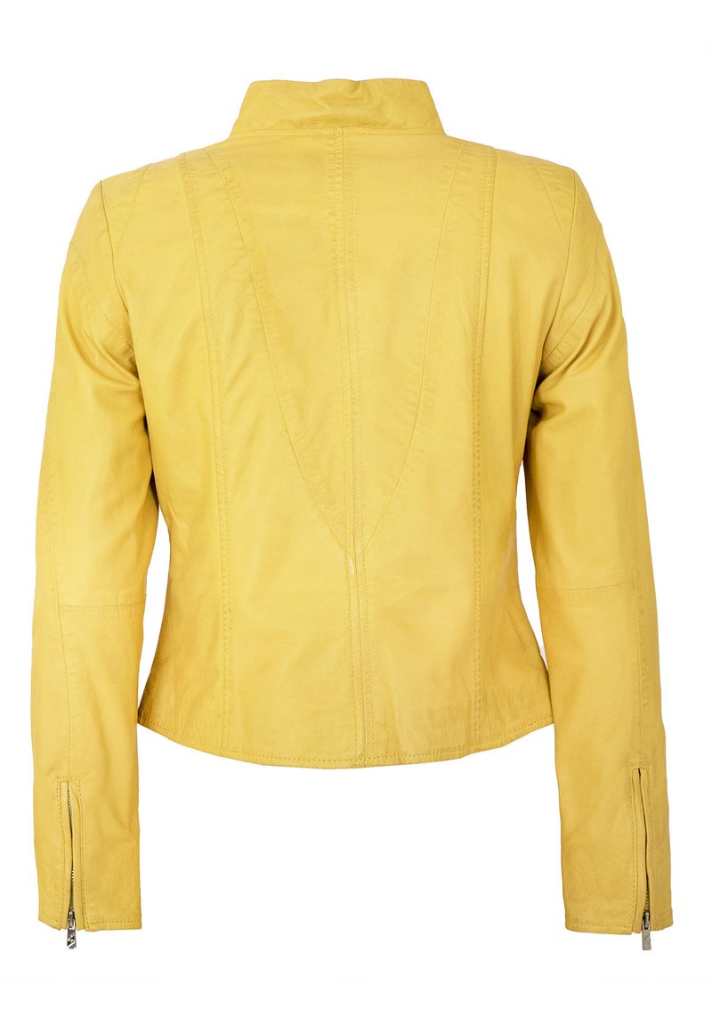 Damen Leichte Jacken | JILANI TULIP Lederjacke hellgelb/gelb - SP92218 Damen Leichte Jacken | JILANI TULIP Lederjacke hellgelb/gelb - SP92218
