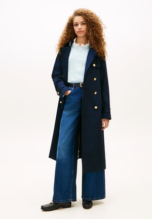 SLIM MIDI CORE - Trenchcoat - dark night navy