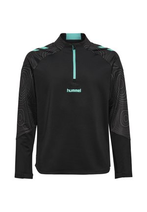 2.0 TRAINING HALF ZIP - Langarmshirt - black pool blue