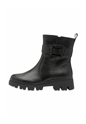 Tamaris Platform ankle boots - black nappa