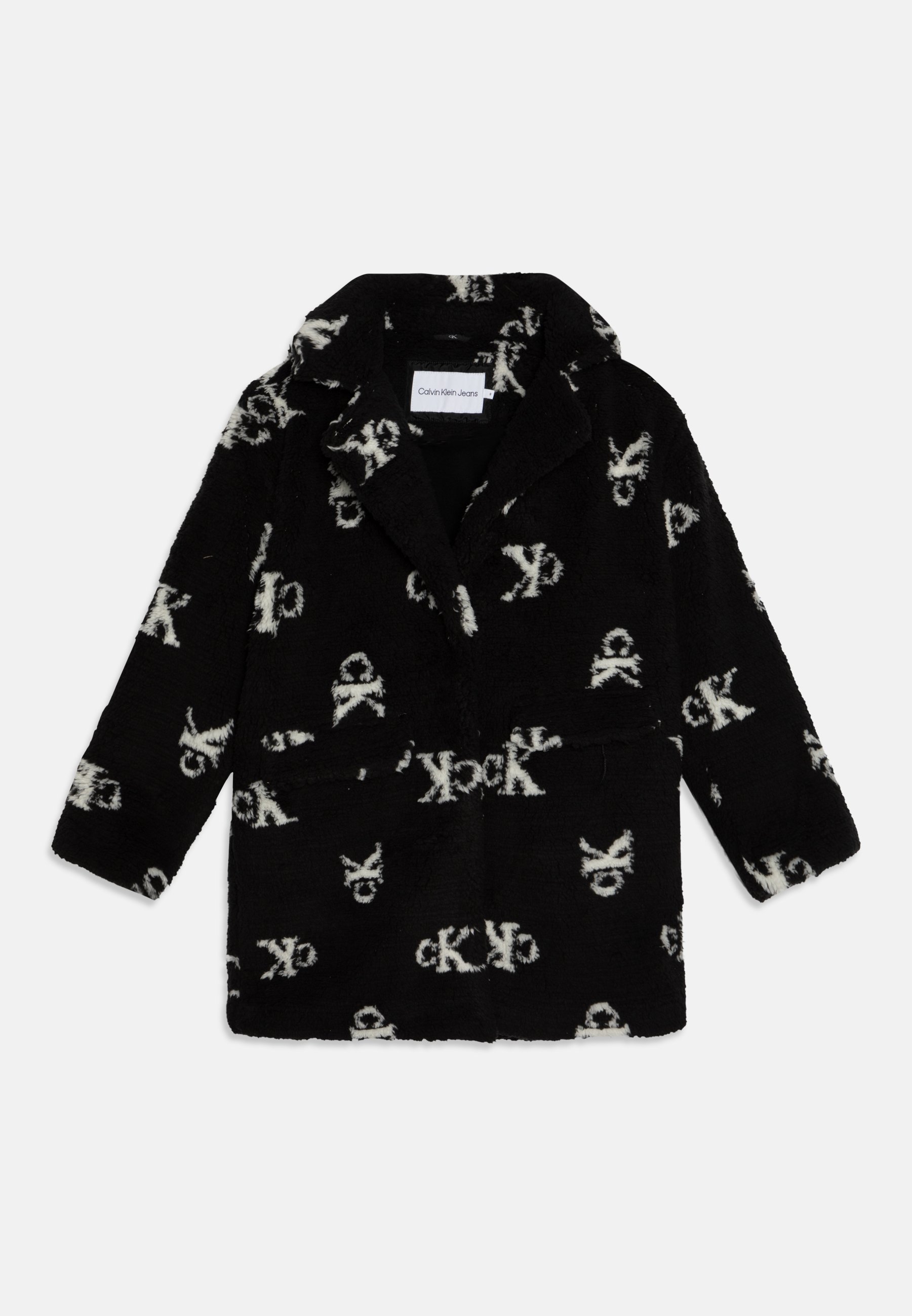 Calvin Klein Jeans TEDDY COAT Cappotto invernale black/nero