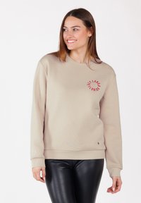 Key Largo WSW ROUND - Felpa - beige