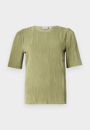VILA, Short Sleeved Round neck - T-shirt basic - sage