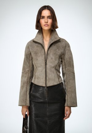 SERRA  - Kožená bunda - grey