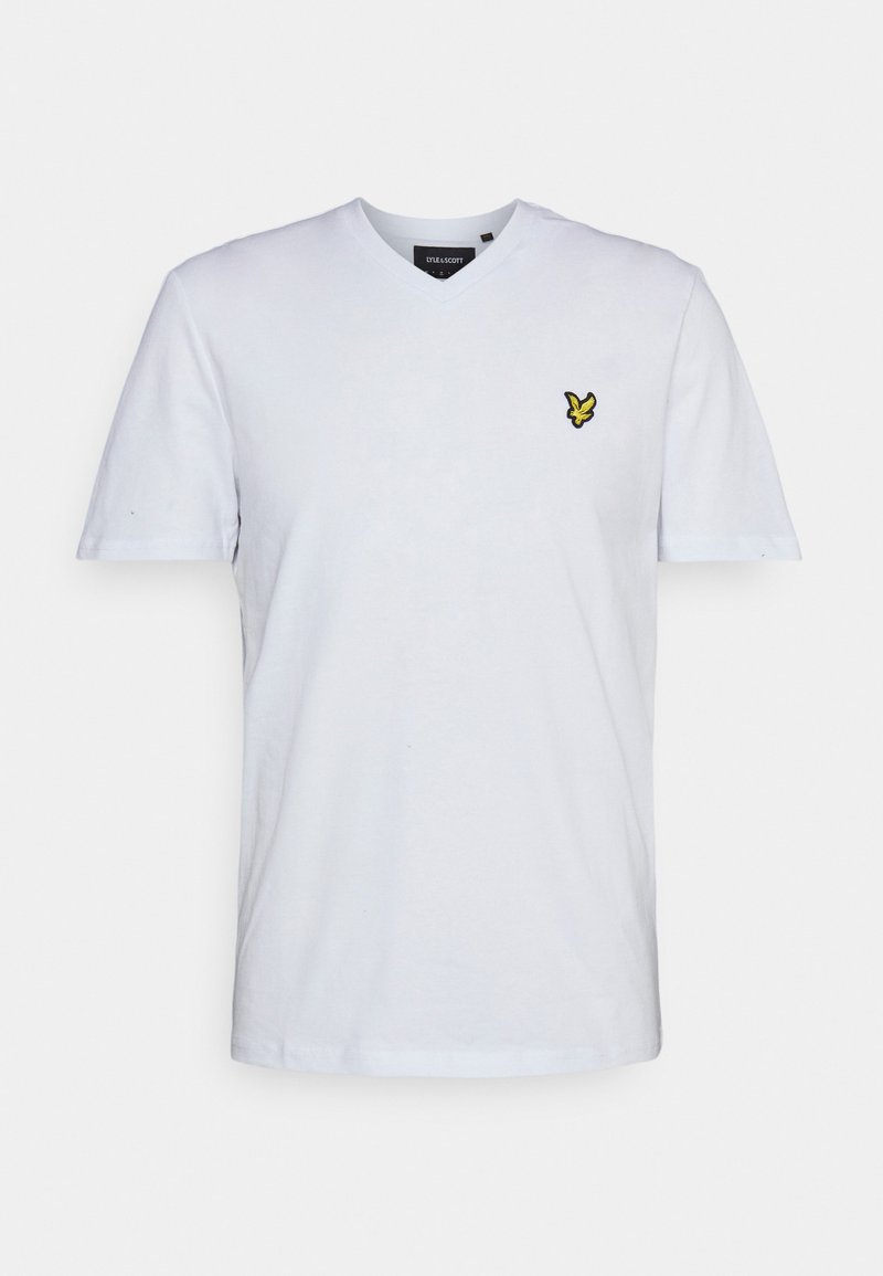 Lyle & Scott - V NECK - Pamata T-krekls - white, Palielināt