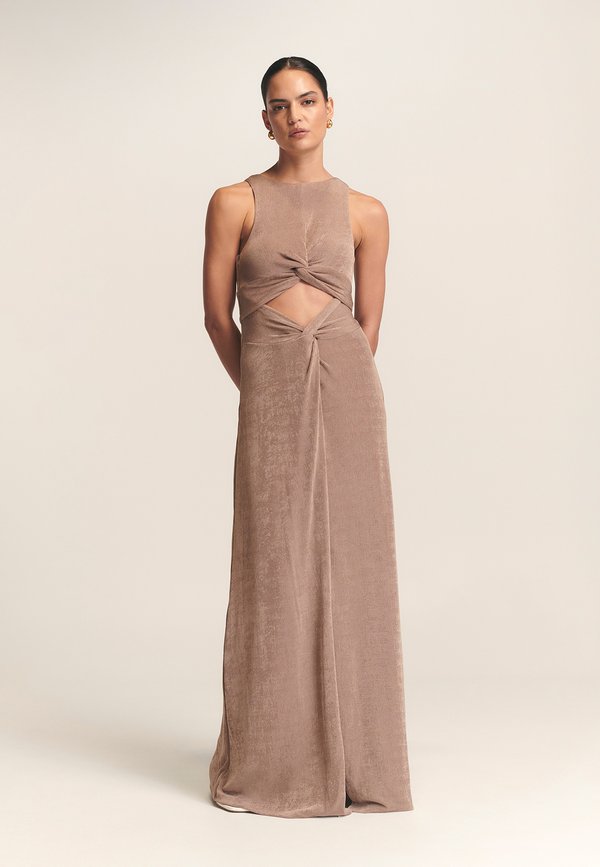 MALIA - Jerseykleid - mocha