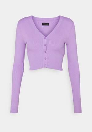 Strikjakke /Cardigans - lilac