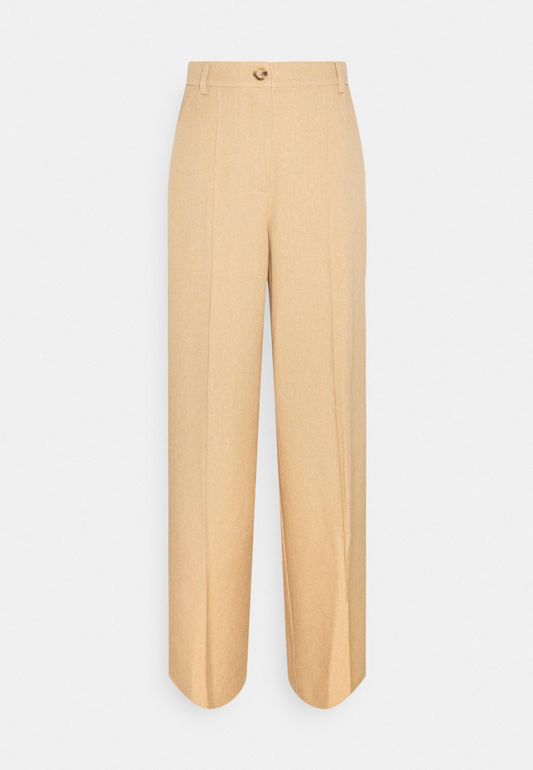 NA-KD Tall WIDE SUIT PANTS - Pantalones - camel - Zalando.es