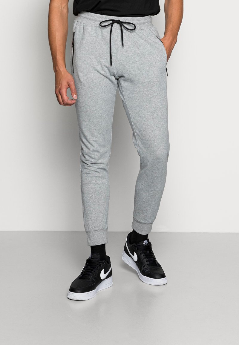 Antony Morato TROUSERS SUPER IN STRETCH TERRY - Calças de fato de treino - grey melange medium