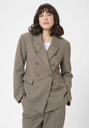 Blazer - beige   black petit houndstoot
