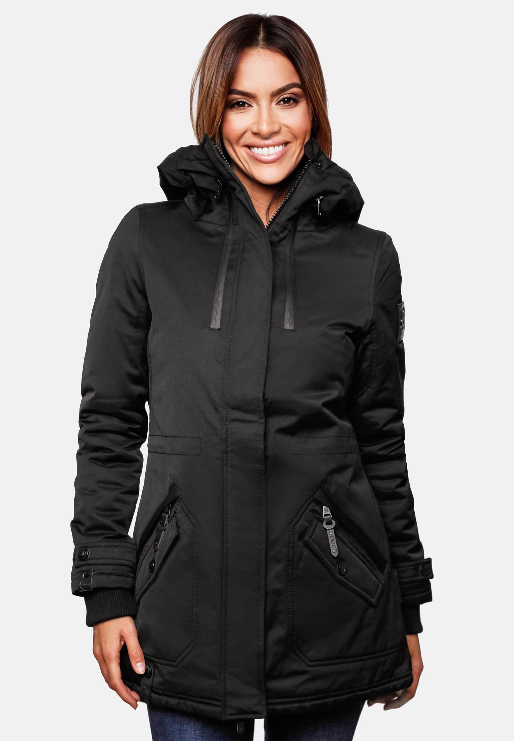 Navahoo AVRILLE II Wintermantel black/schwarz Zalando