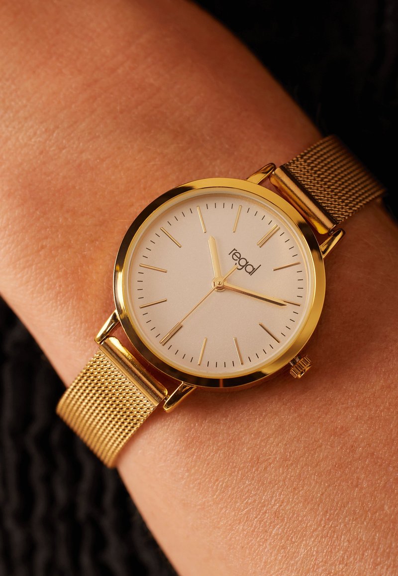 Genève Dames Gouden Horloge Geneva Gold Crystal Horloge