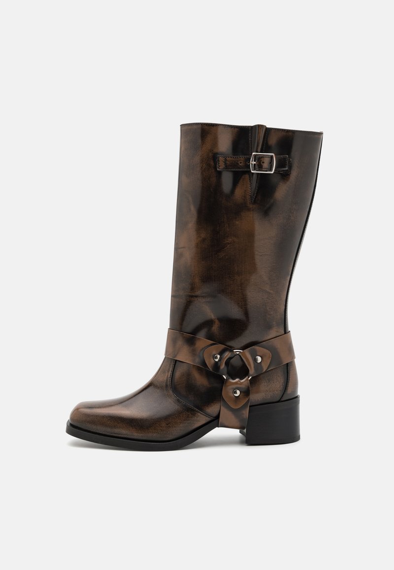 ALOHAS ROCKY - Kaubojske/motorističke čizme - brushed brown