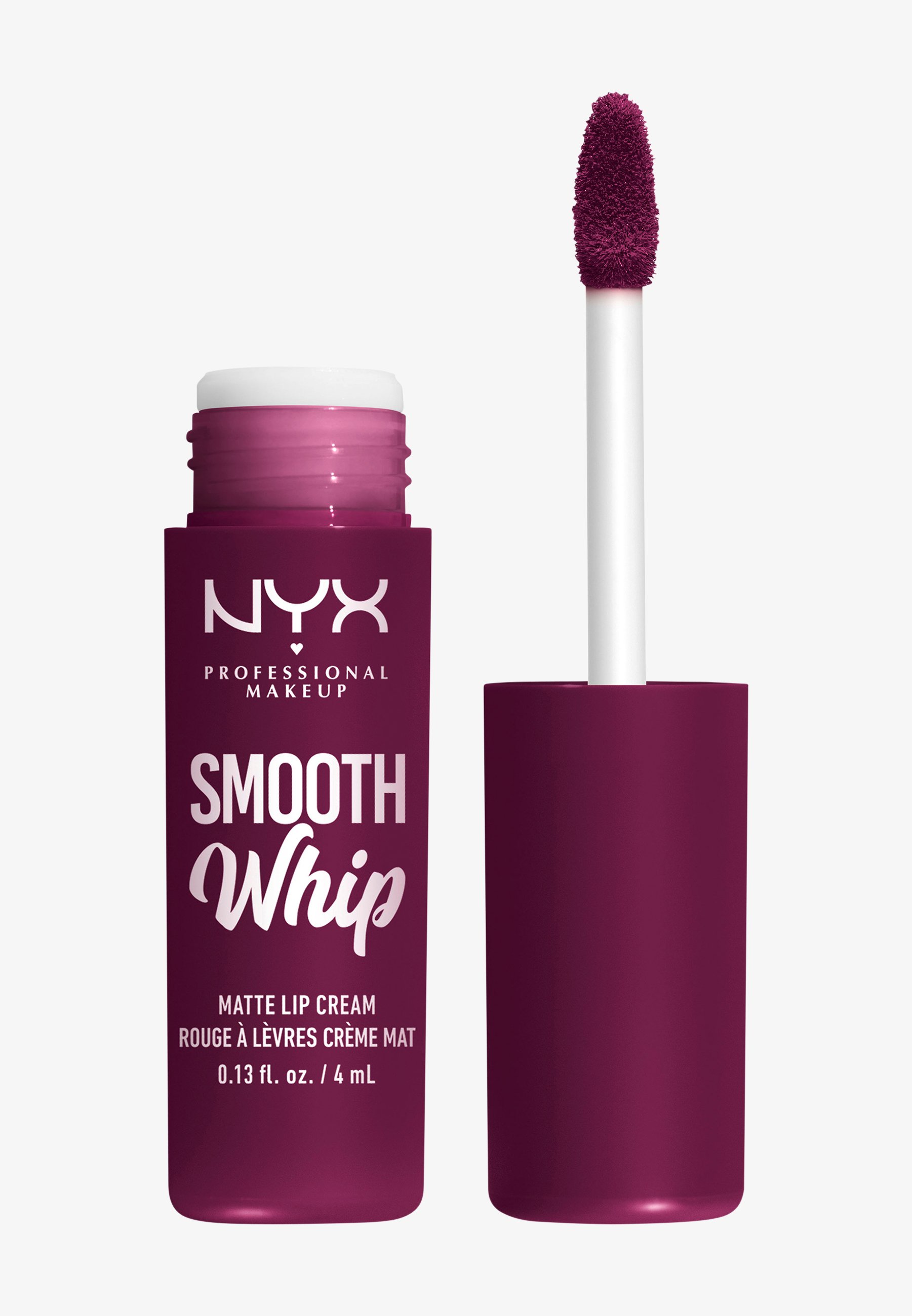 NYX Powder Puff Lippie Lip Cream – Leichte Lippencreme Mit Pudrigem Finish, 12 Ml In Burgundy