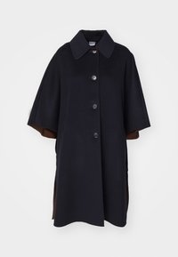 Klassischer Mantel - blu/marrone