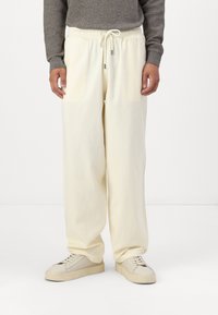 Jacker BEACH PANT SIGNATURE UNISEX - Bukse - white