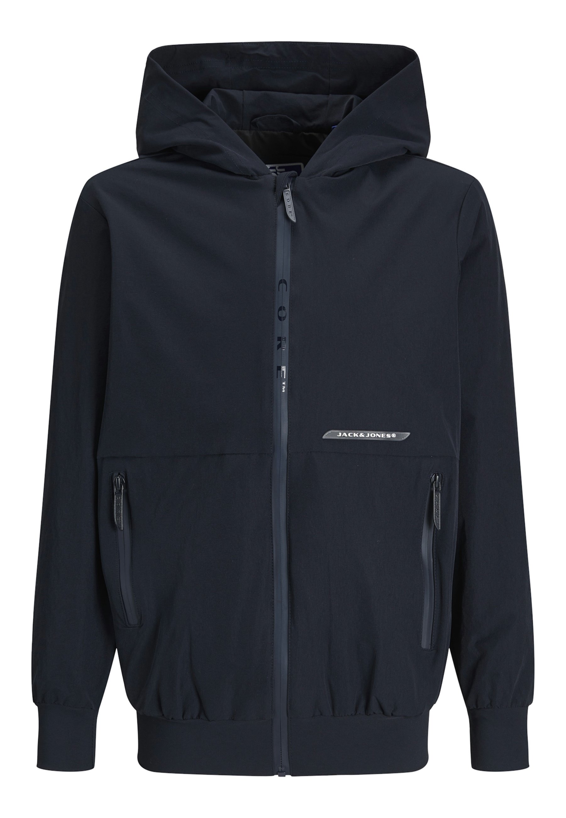 Kapuze Jack And Jones Sweatjacke Blau Jack Jones Junior