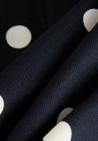 Next SPOT WIDE LEG - Auduma bikses - navy white