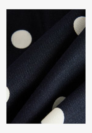 Next SPOT WIDE LEG - Pantaloni - navy white