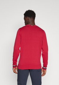 Tommy Hilfiger GLOBAL STRIPE CREW  - Maglione - royal berry