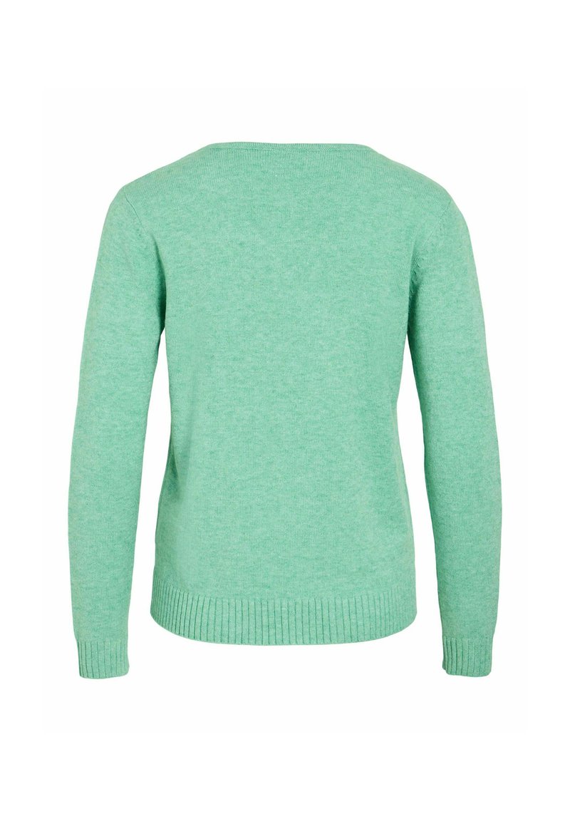 Pull Femme VILA Col V - Manches Longues En Viscose Et Polyester - Confortable Et Tendance Pour Tenue Quotidienne